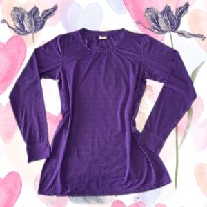 ZYIA Purple Long Sleeve Women's Top